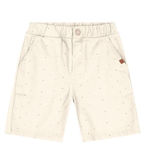 Bermuda Infantil Masculina Sarja Twill Trick Nick Bege