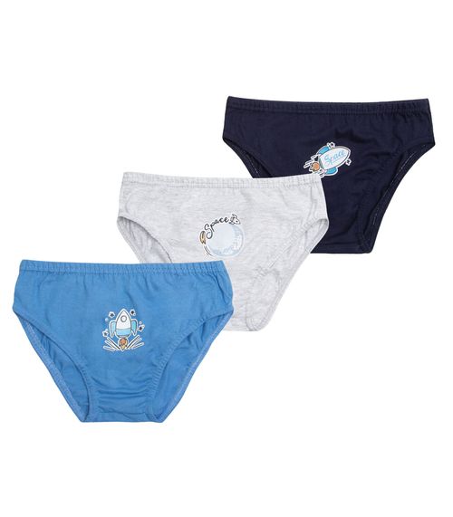 Kit 3 Cuecas Slip Infantil Select Unica