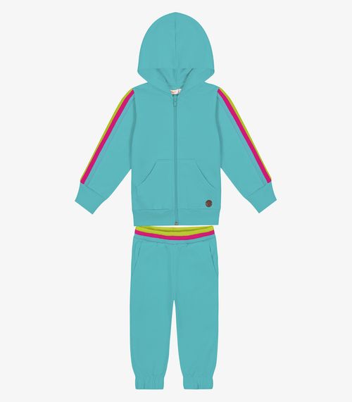 Conjunto Infantil Jaqueta Com Calça Trick Nick Azul