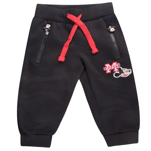 Calça Média Infantil Mickey Preto - Disney