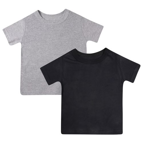 Camiseta Infantil Kit Cinza - Toys And Kids