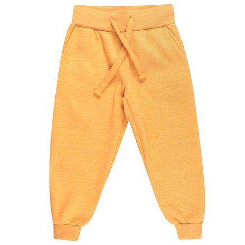 Calça Média Infantil Jogger Amarelo - Yeapp