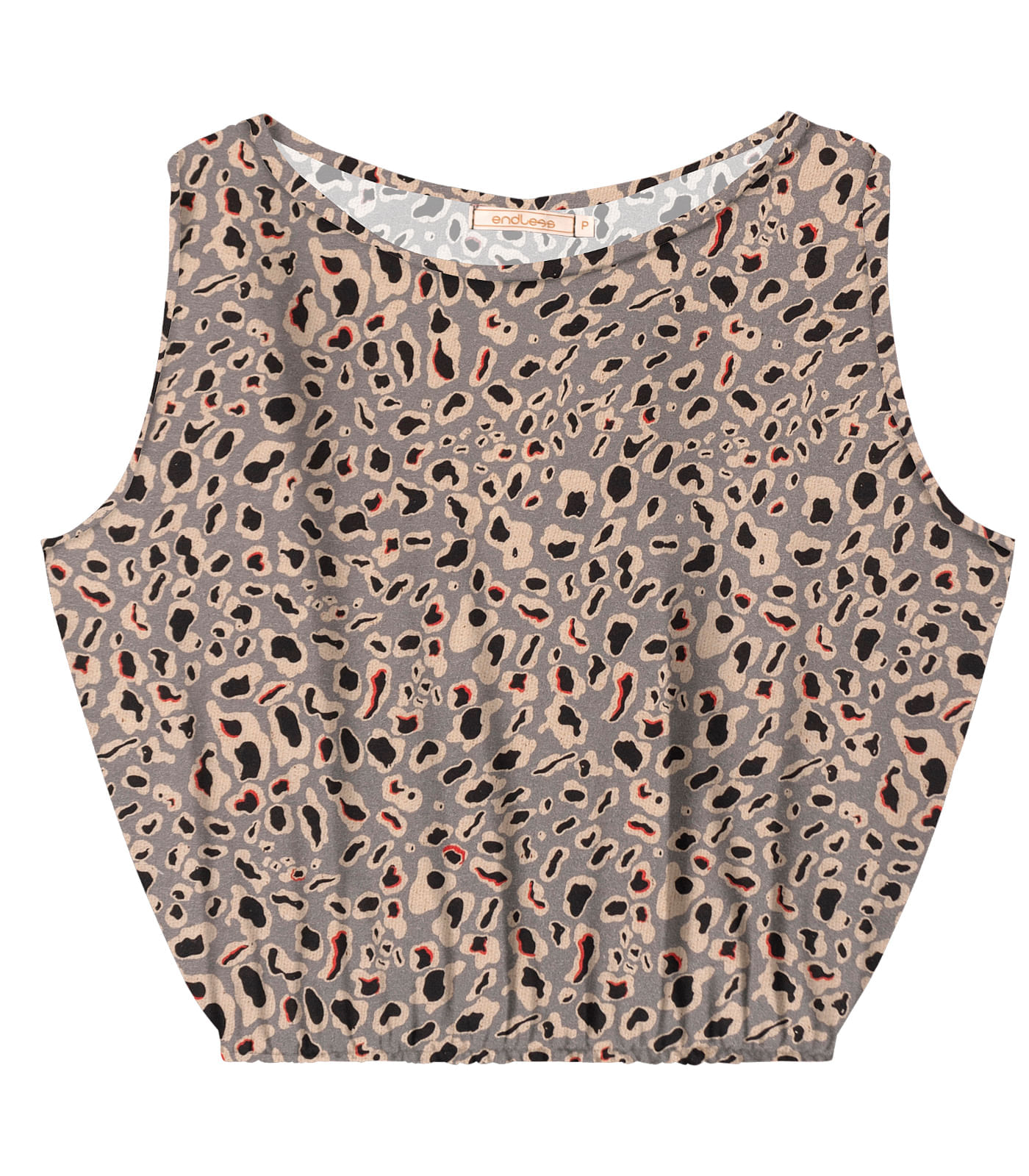 Blusa Feminina Estampada Endless Preto