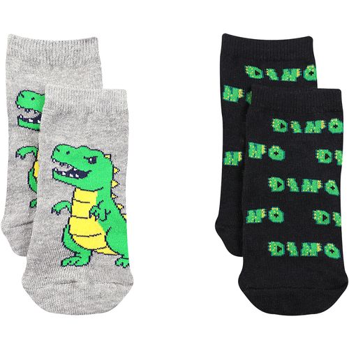 Kit Meia Soquete Infantil Dinossauro Sortido - Yeapp