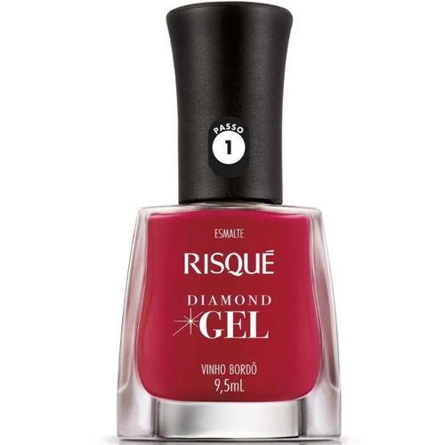 Esmalte Dgel Crem Vinho Bordo Cl9 5Ml - Risque