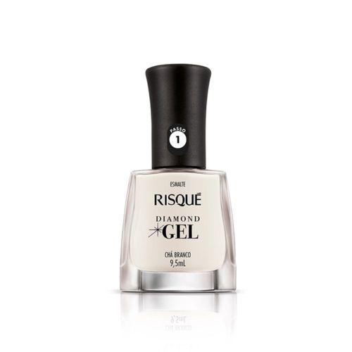 Esmalte Dgel N Cha Branco Cl 9,5Ml Risque- Risque