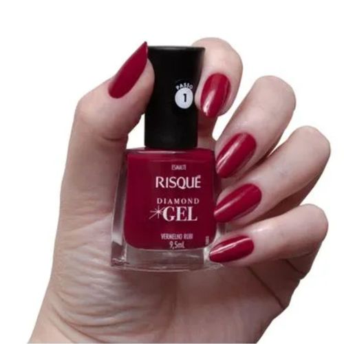 Esmalte Dgel Crem Vm Rubi Cl9,5Ml Risque- Risque