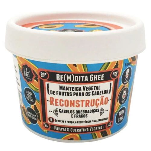 Mascara Be(M)Dita Ghee - Reconstrucao Papaya E Queratina Vegetal 100 Gr- Lola