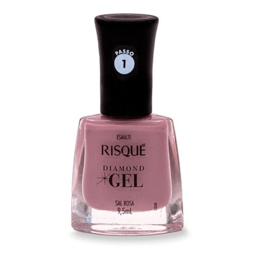 Esmalte Risqué Diamond Gel Sal Rosa