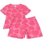 Pijama-Manga-Curta-Infantil-Coracao-Rosa---Toys---Kids