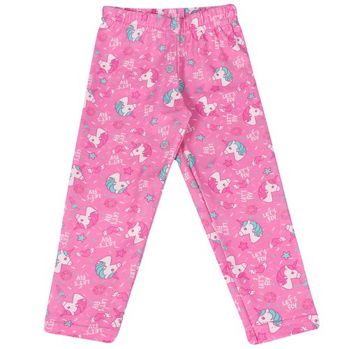 Calça Toys Kids Unicórnios Pink