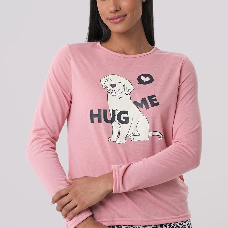 Pijama-Manga-Longa-Cachorro-Hug-e-Calca-Oncinha-Rosa