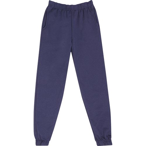 Calça Média Infantil Liso Azul - Yeapp