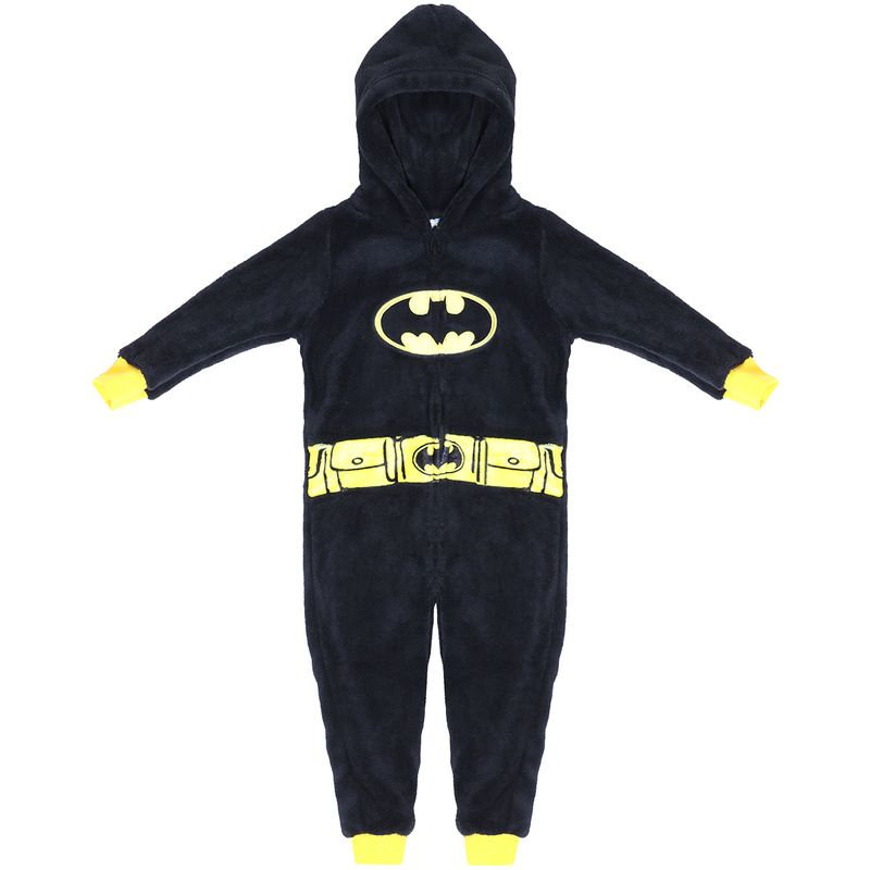 Pijama-Manga-Longa-Batman-Bicolor-Cinza