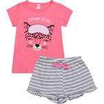 Pijama-Manga-Curta-Infantil-Oncinha-Rosa---Toys---Kids