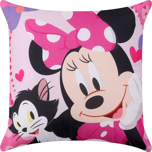 Almofada Microfibra Minnie Mouse Happy Flowers