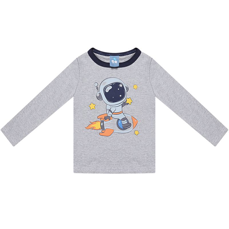 Pijama-Manga-Longa-Infantil-Astronauta-Cinza---Toys---Kids