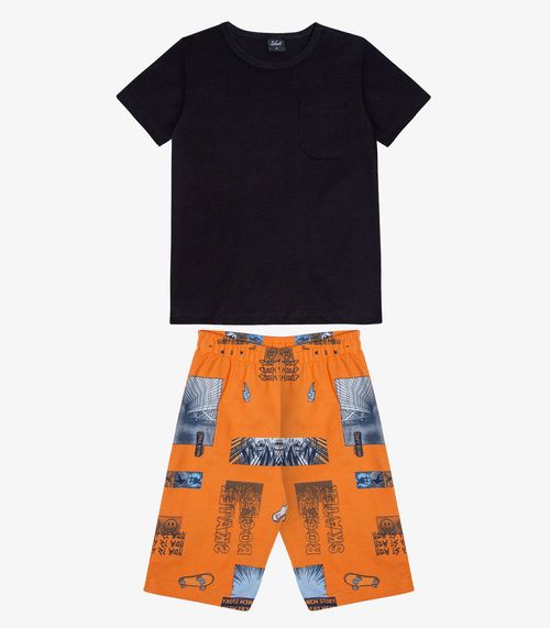 Conjunto Infantil Masculino Select Laranja