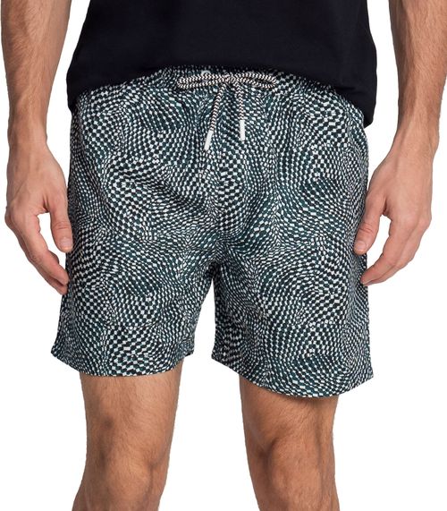 Bermuda Masculina Estampada Tactel Diametro Verde