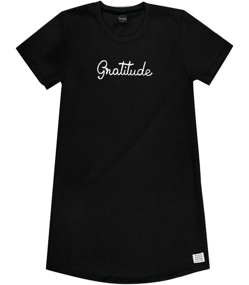 Vestido Juvenil Gratitude Rovitex Teen Preto