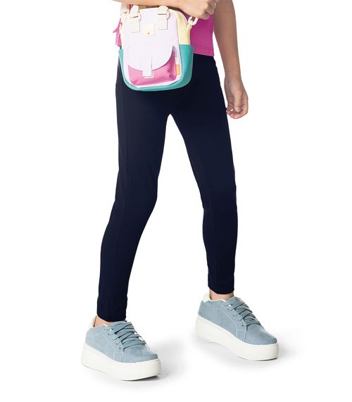 Calça Legging Infantil Feminina Rovitex Kids Azul