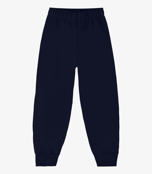 Calça Infantil Masculina Em Moletom Rovi Kids Azul