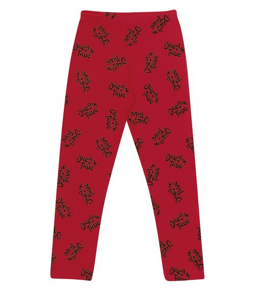 Legging Infantil Estampada Molecotton Rovitex Kids Vermelho