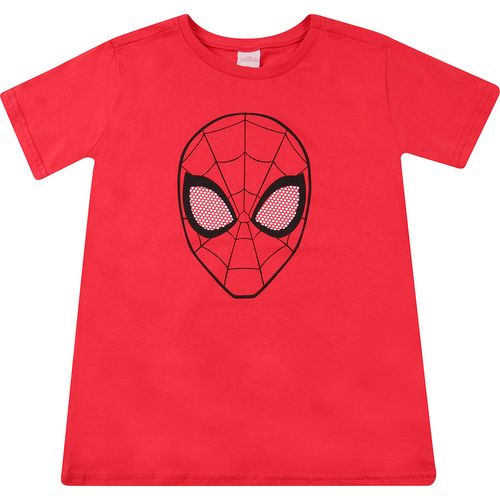 Camiseta Manga Curta Marvel Spider Gel Vermelho