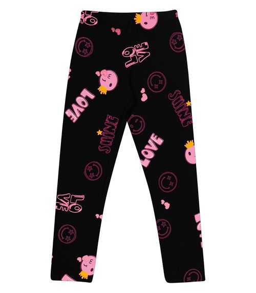 Legging Infantil Estampada Molecotton Rovitex Kids Preto