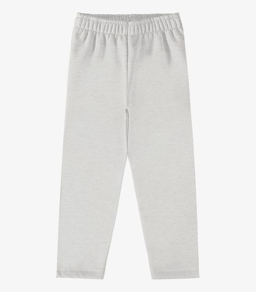 Calça Infantil Feminina Moletom Rovi Kids Cinza