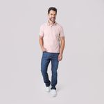 Polo-Manga-Curta-Cotton-Friso-Retilinea-Rosa---ID-Casual