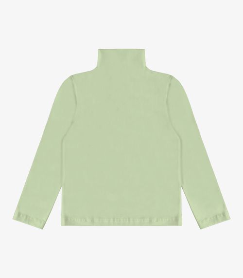 Blusa Manga Longa Infantil Gola Alta Rovitex Kids Verde