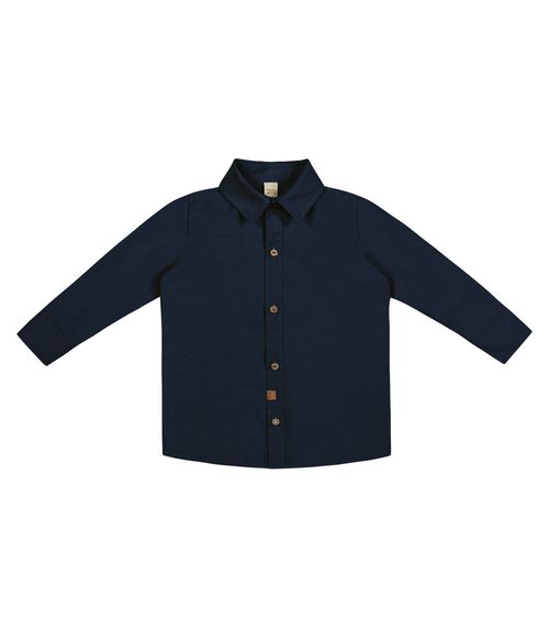 Camisa Infantil Manga Longa Trick Nick Azul