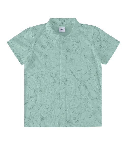 Camisa Infantil Masculina Meia Malha Rovi Kids Verde