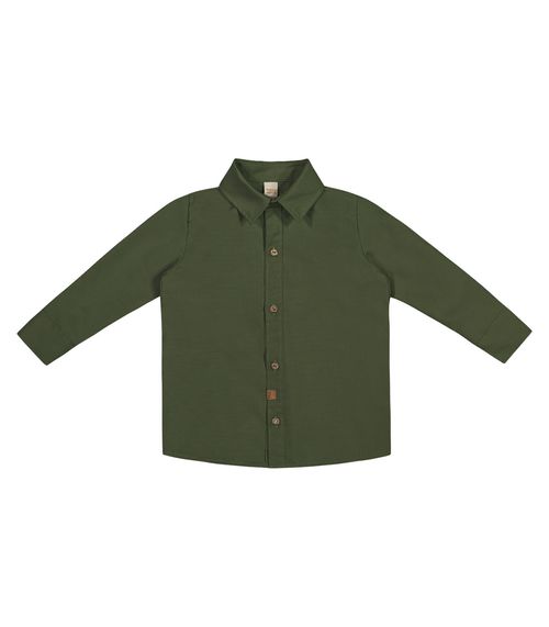 Camisa Infantil Manga Longa Trick Nick Verde