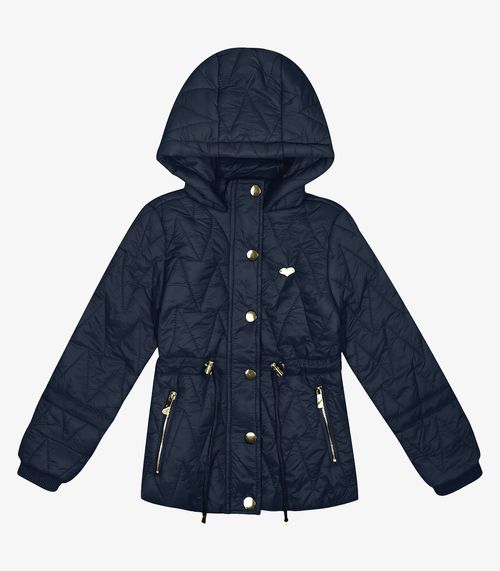 Jaqueta Puffer Infantil Trick Nick Azul