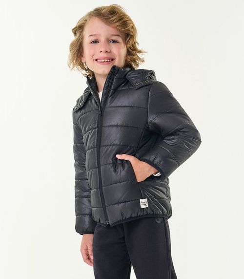 Jaqueta Puffer Trick Nick Preto