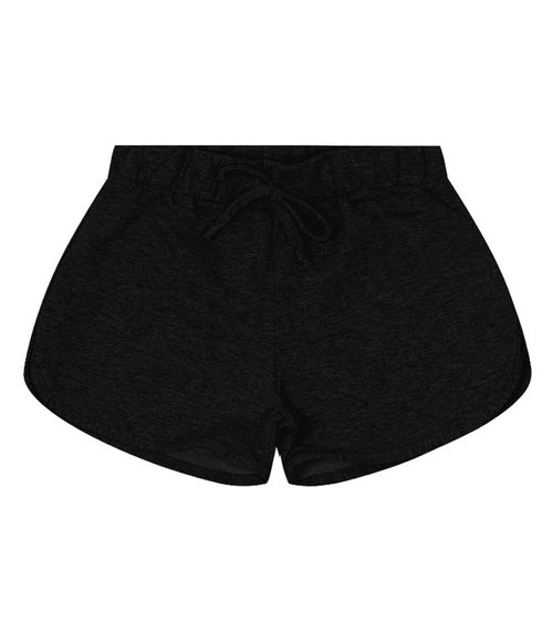 Shorts Básico Infantil Feminino Rovitex Kids Preto