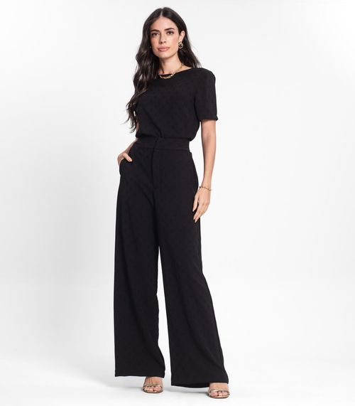 Conjunto Feminino Blusa Com Calça Endless Preto