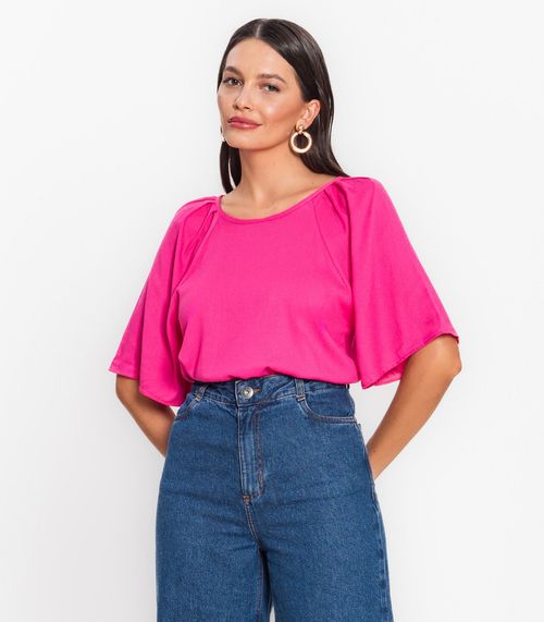 Blusa Feminina Viscose Creponada Endless Rosa