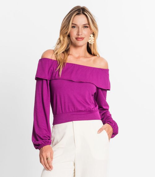 Blusa Feminina Manga Longa Endless Roxo