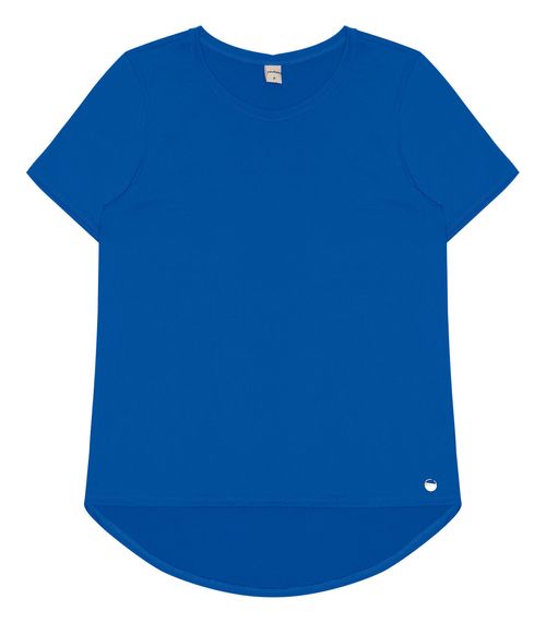 Blusa Feminina Malha Delicate Básica Rovitex Azul