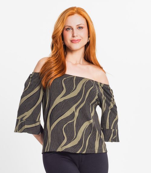 Blusa Feminina Ciganinha Rovitex Verde