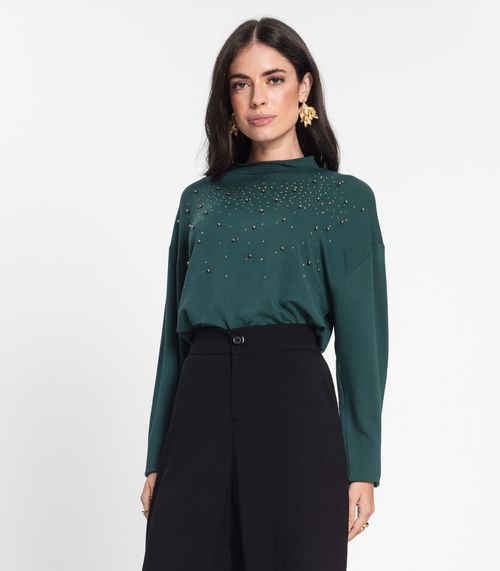 Blusa Feminina Manga Longa Endless Verde