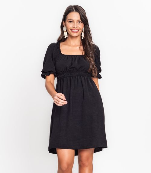 Vestido Feminino Em Air Flow Endless Preto