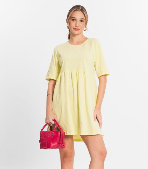 Vestido Feminino Liso Select Amarelo