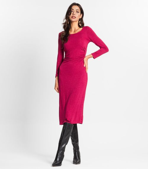 Vestido Midi Feminino Endless Rosa