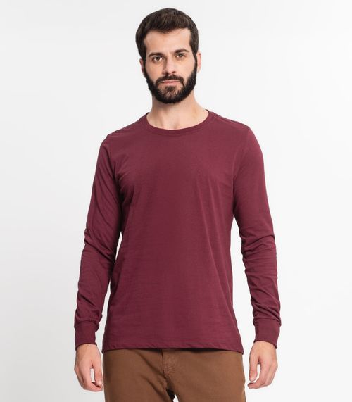 Camiseta Meia Malha Básica Masculina Kohmar Vermelho