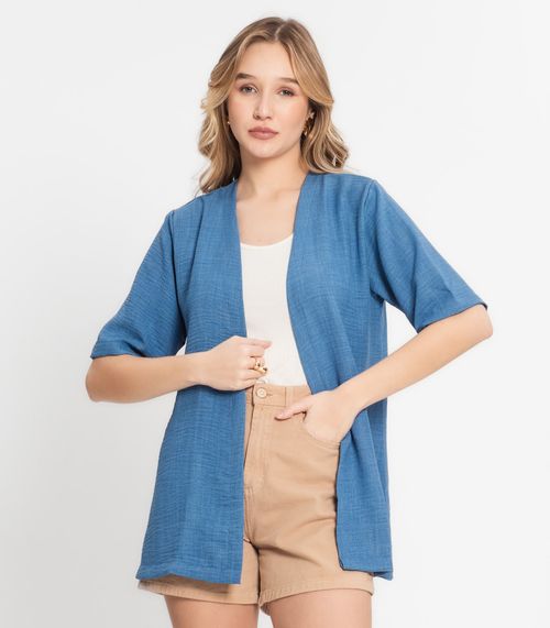 Kimono Feminino Dezali Azul