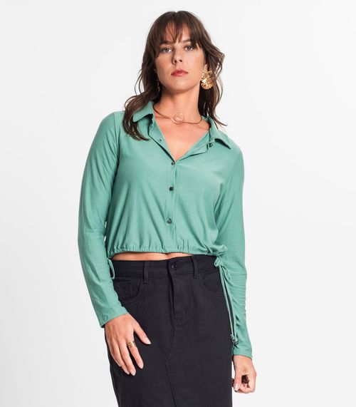 Camisa Manga Longa Feminina Endless Verde